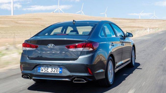 2018 hyundai sonata rear