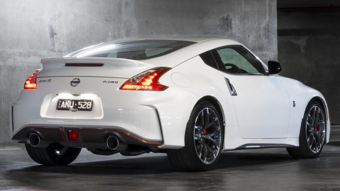 2018 nissan 370z nismo side rear profile