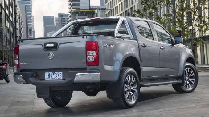 holden colorado ltz rear