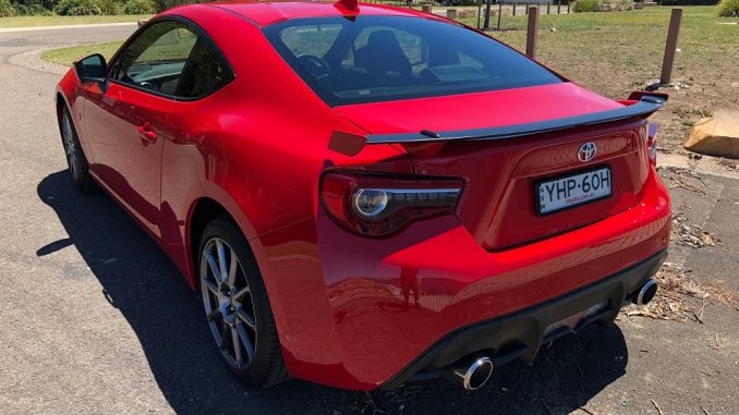 2018 toyota 86 gts rear