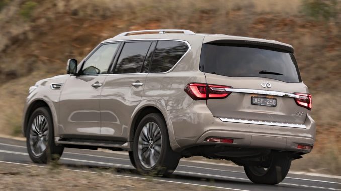 2018 infiniti qx80 side and rear