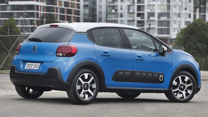 2018 citroen c3 side rear