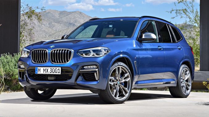 2018 BMW X3 front