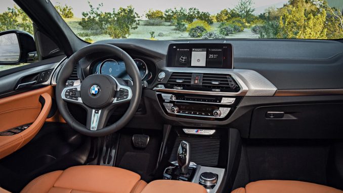 2018 BMW X3 interior