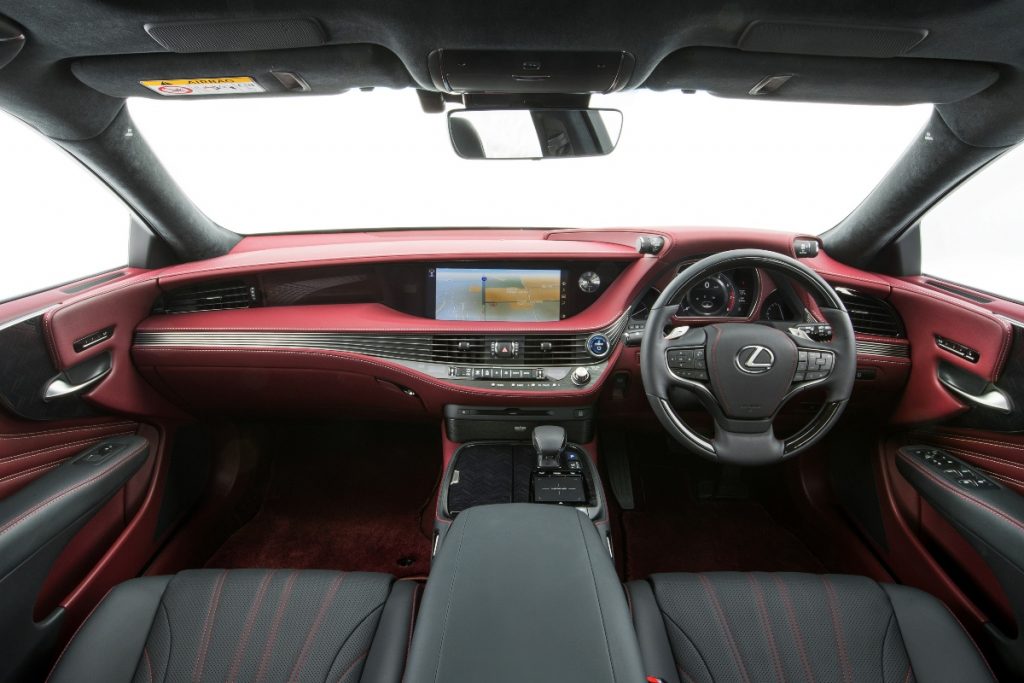 2018 Lexus LS 500h interior