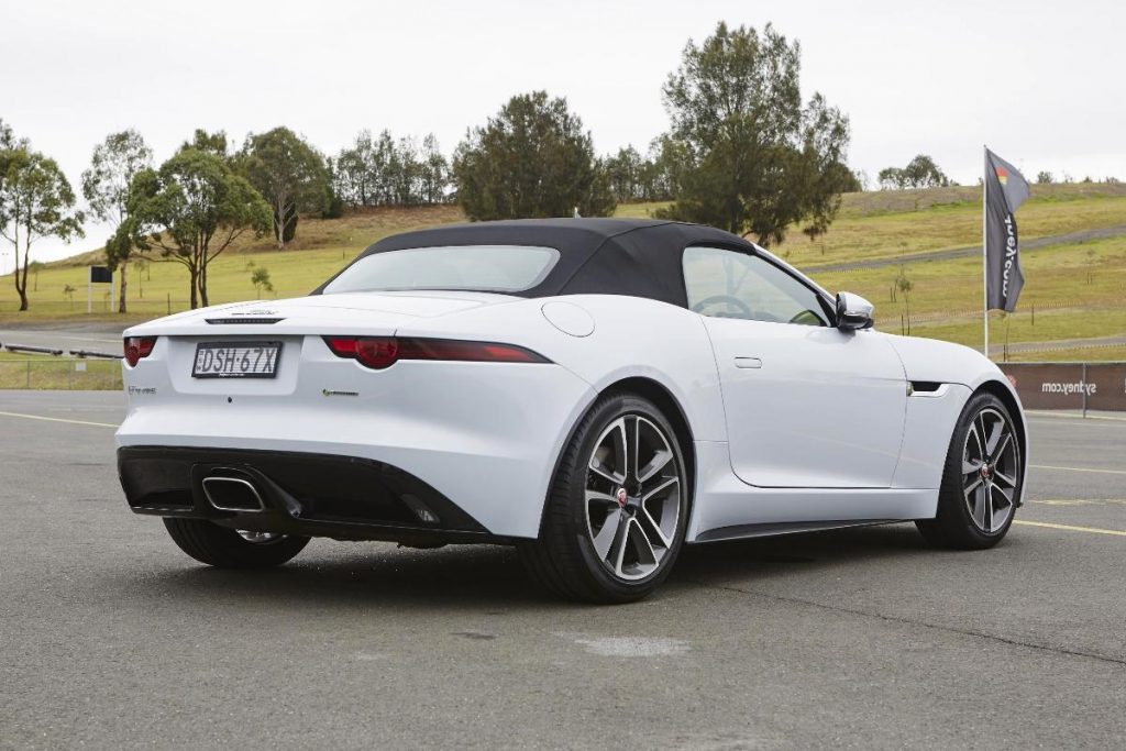 2018 Jaguar F-Type R Dynamic Convertible rear