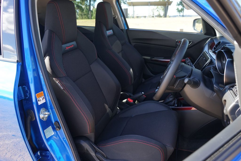 Suzuki Swift Sport seats