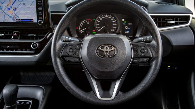 2019 Toyota Corolla Hatch dashboard