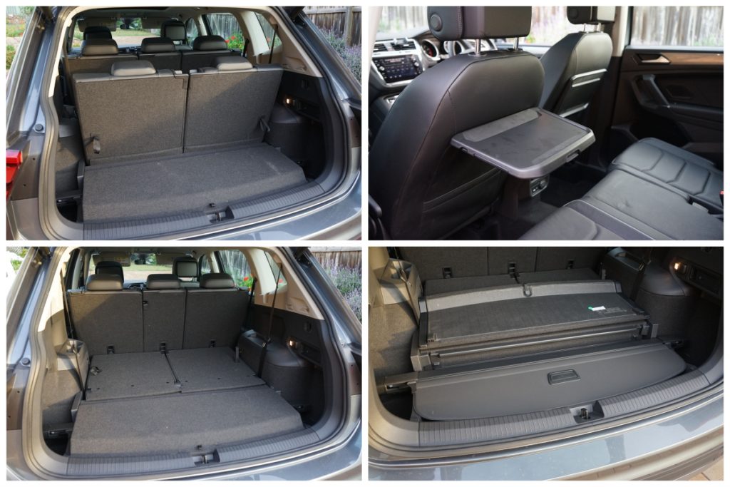 2018 Volkswagen Tiguan Allspace seats, cargo blind, tray table