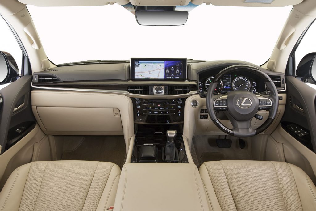 2018 Lexus LX 450d interior
