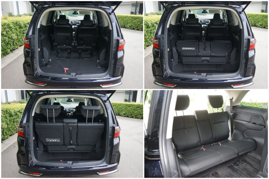 2018 Honda Odyssey VTi-L collage 3rd row seats