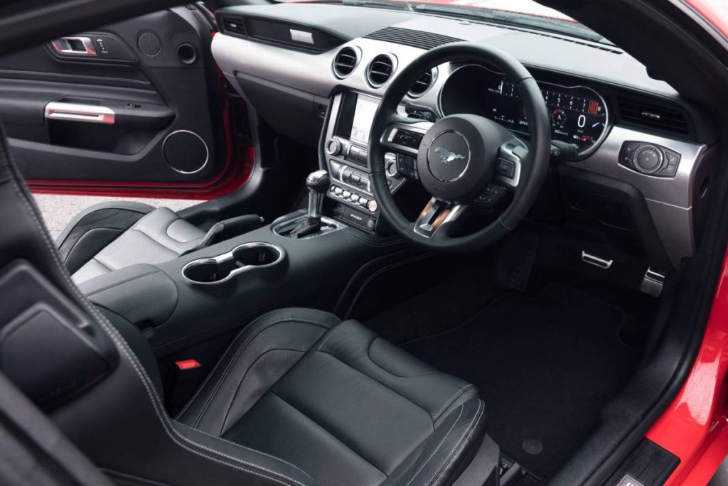 2019 Ford Mustang GT Convertible interior