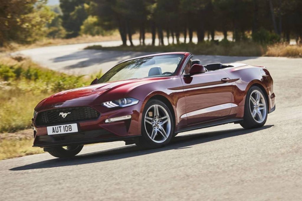 2019 Ford Mustang GT Convertible front top down