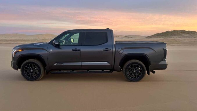 2026 Toyota Tundra Platinum profile 1